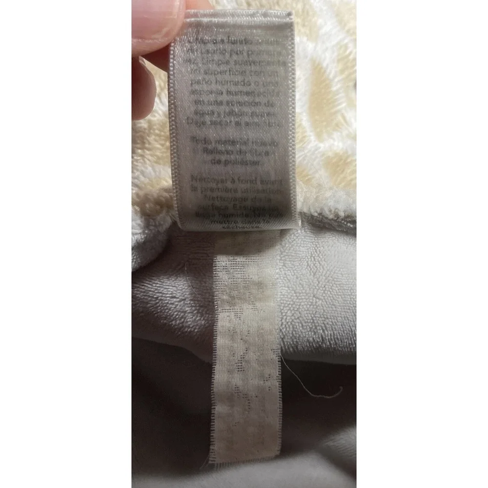 Carter's Baby Unisex OS Security Blanket Tan Giraffe Spotted Plush Lovey Lovie‎